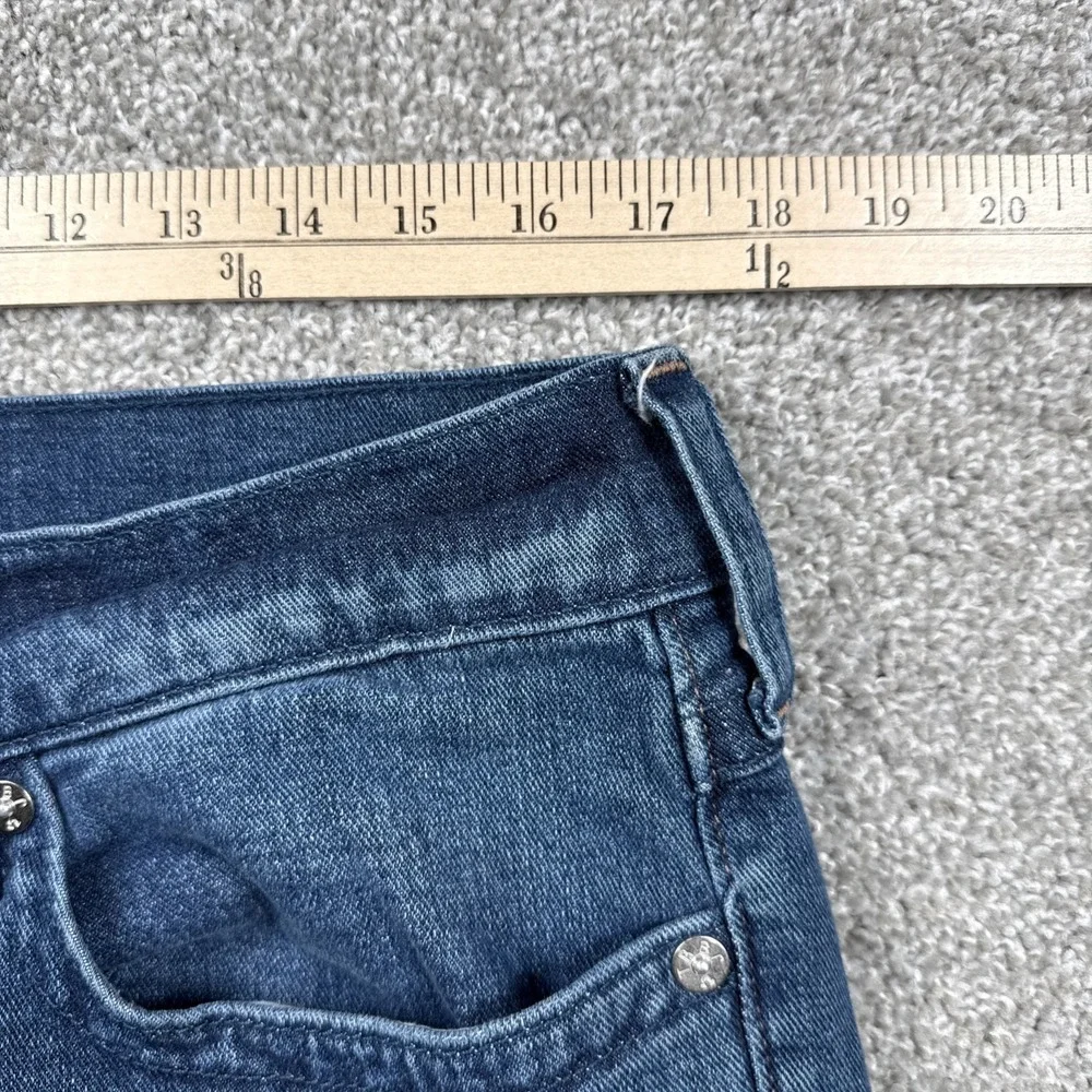 True Religion Rocco Jeans Men's 34 Blue Relaxed Skinny Stretch Denim